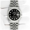 Image 3 : Rolex Men's Stainless Steel Diamond Datejust Watch With Rolex Box