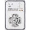 Image 1 : 1950 Proof Franklin Half Dollar Coin NGC PF66