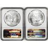 Image 2 : Lot of (2) 2011-(S) $1 American Silver Eagle Coins NGC MS70 ER San Francisco
