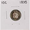 Image 1 : 1835 Capped Bust Dime Coin Amazing Toning