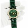 Image 3 : Rolex Men's Two Tone Green Malachite Diamond Datejust Wristwatch