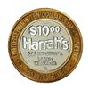 Image 2 : .999 Silver Harrahs Reno, Nevada $10 Casino Limited Edition Gaming Token