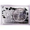 Image 1 : 1994 $1 American Silver Eagle Coin & 2oz Silver Bar Set