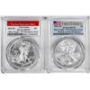 Image 1 : Lot of 2021-(S) Type 1 & 2 $1 American Silver Eagle Coins PCGS MS70 First Strike