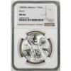 Image 1 : 1985Mo Mexico 1 Onza Libertad Silver Coin NGC MS66