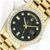 Image 1 : Rolex Men's 18K Yellow Gold 2.50 ctw Diamond Day Date President Watch With Rolex Box