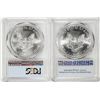 Image 2 : 2017-2018 $1 American Silver Eagle Coins PCGS MS69 First Strike