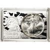 Image 1 : 1995 $1 American Silver Eagle Coin & 2oz Silver Bar Set