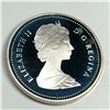 Image 2 : 1986 Queen Elizabeth II Canadian Silver Dollar UNC Heavy Cameo