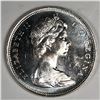 Image 2 : 1966 Queen Elizabeth II Canadian Silver Dollar UNC 28