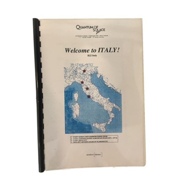 James Bond: Quantum of Solace Italy Filming Locations Book