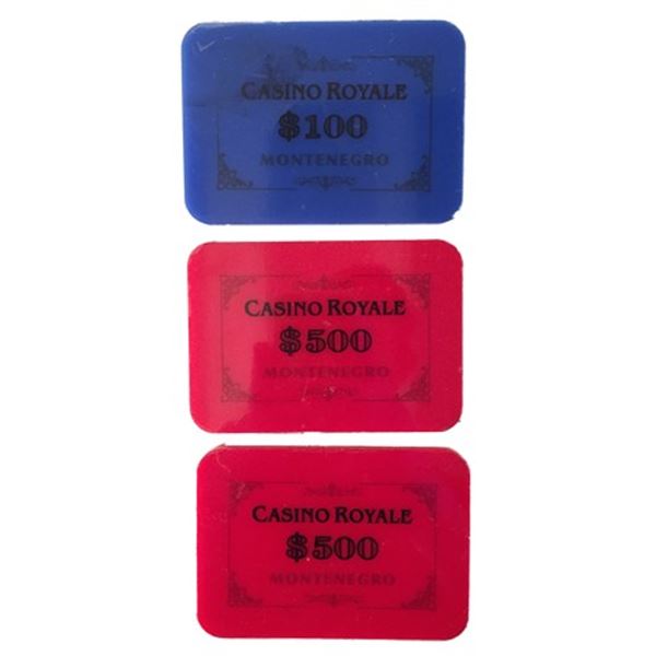 James Bond Saga Casino Royale (2006) Prototype Casino Plaques Movie Props