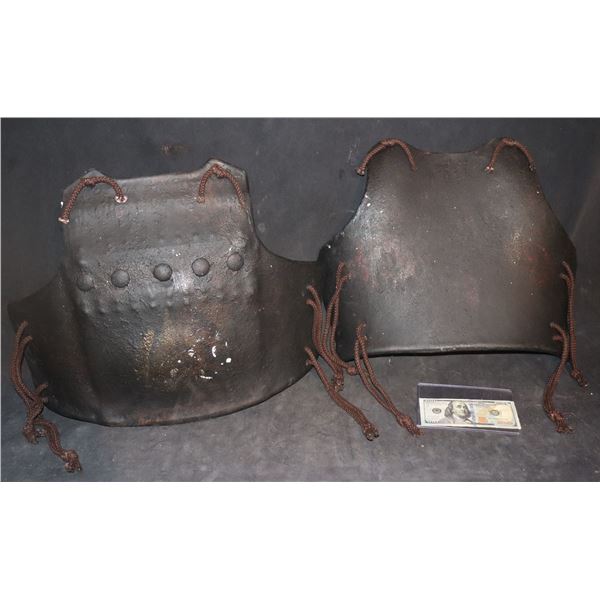 THE LAST AIRBENDER EARTH ARMY CHEST AND BACK ARMOR SCREEN USED MATCHING 3