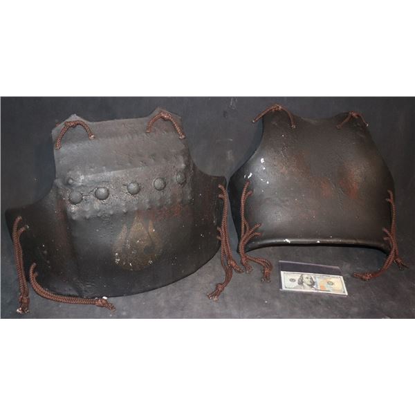 THE LAST AIRBENDER EARTH ARMY CHEST AND BACK ARMOR SCREEN USED MATCHING 11