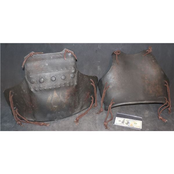 THE LAST AIRBENDER EARTH ARMY CHEST AND BACK ARMOR SCREEN USED MATCHING 15