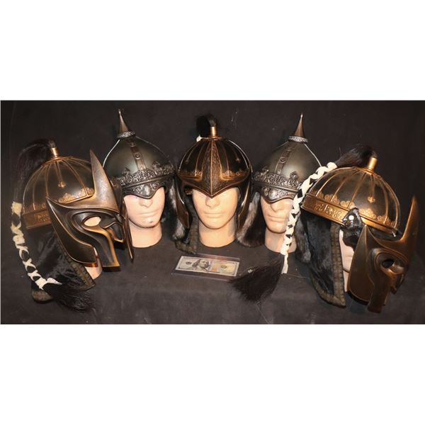 THE LAST AIRBENDER WARRIOR HELMET LOT OF 5 F