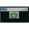 Image 2 : 10 Cent Second Issue Fractional PMG 63EPQ