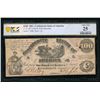 Image 1 : 1861 $100 T-13 Confederate PCGS 25