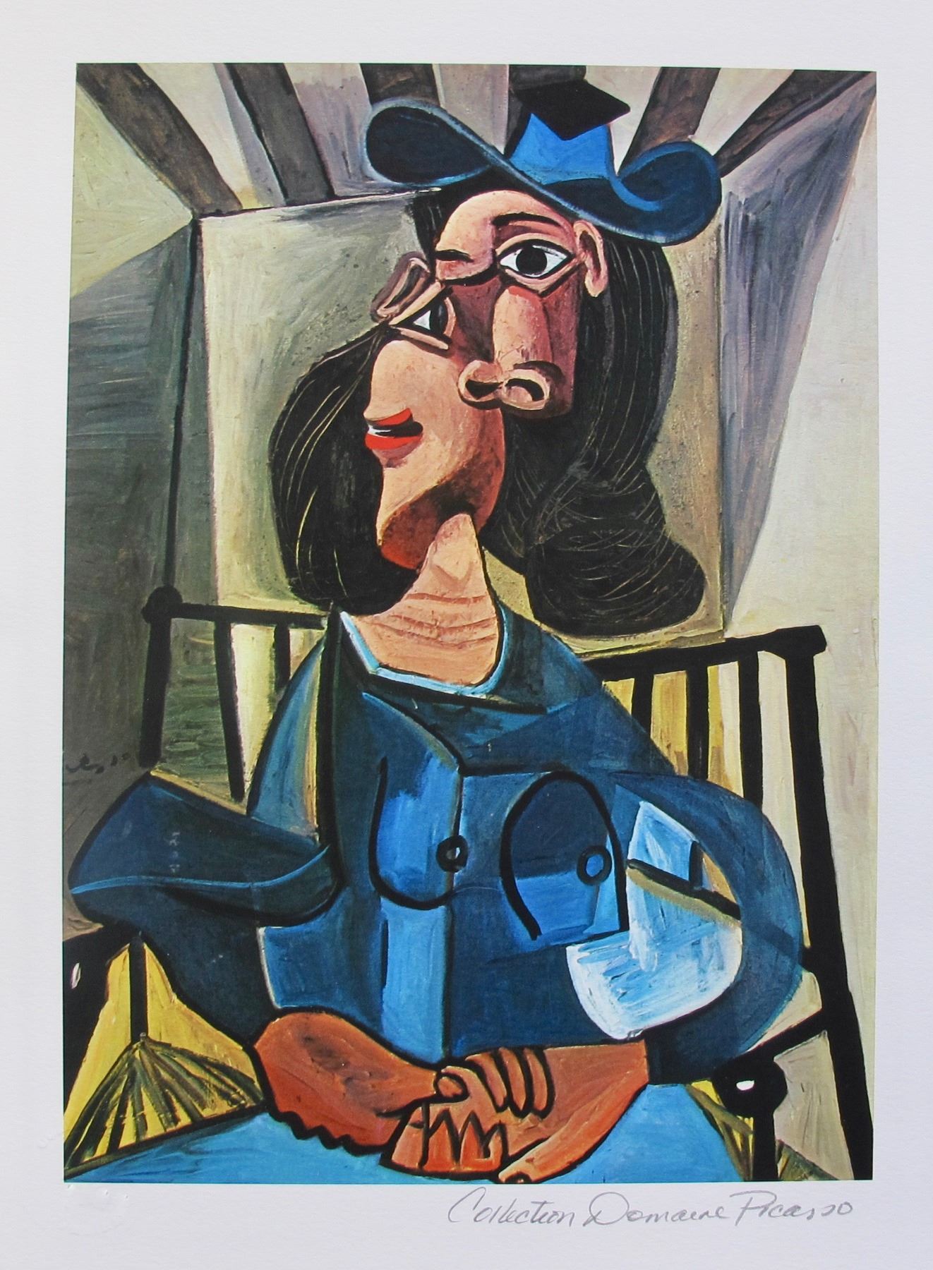 Pablo Picasso Woman With A Hat Seated In Armchair pablo-picasso-woman-with-a-hat-seated-in-armchair