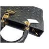 Image 8 : Dior Black Cannage Lambskin Lady Large Handbag