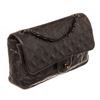 Image 2 : Chanel Black Lambskin Classic Single Flap Bag