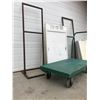 Image 2 : Steel Trolley Cart, 9 Fold-able Sandwich Boards & 2 Steel Stands