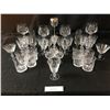 Image 1 : Selection of Crystal & Glass Goblets, Aperitif, Brandy, Old Fashions Glasses