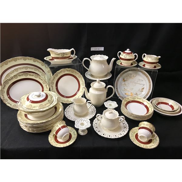 Large Variety of Midwinter Porcelon Burstem and I. Godinger & Co China