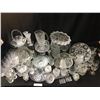 Image 5 : Wide Variety of Crystal Glass incl Crystal Pitcher, Lg Bowl, Basket, Bell Serving Dishes, Highball G