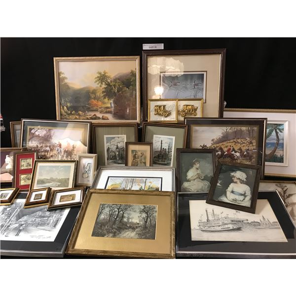 Huge Asst of Pictures incl Anne Cote Short Cut Artist Proof, Don Davey Bourbon Street New Orleans, N