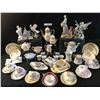 Image 1 : Teacups incl Paragon, Rosina, Staffordshire, Queen Anne, Teapots, Cream & Sugar Bowls, Lladro Figuri