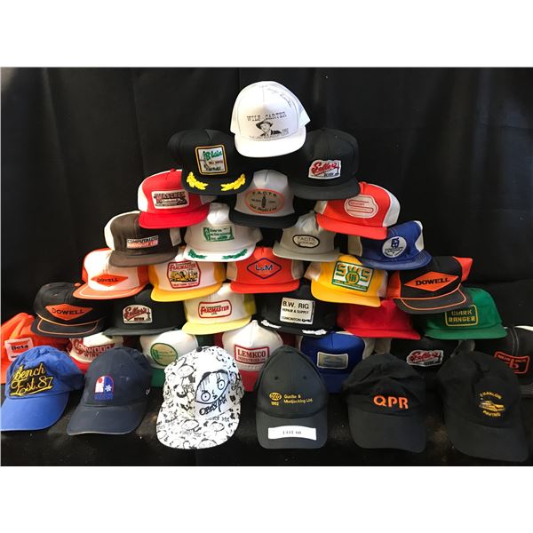 Large Variety of Baseball Hats