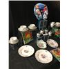 Image 3 : Rosenthal Egg Coddlers,  3 Hand Painted Tiles, Asst Teacups, Bowls, Plates & Creamer – Dre
