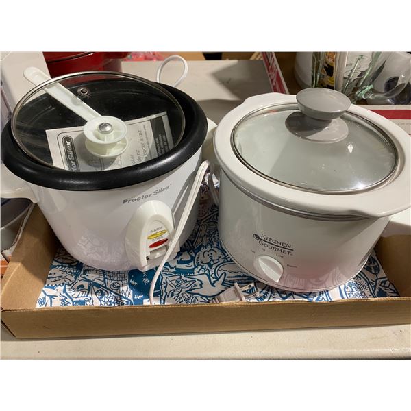 Rice cooker and smaller crock pot