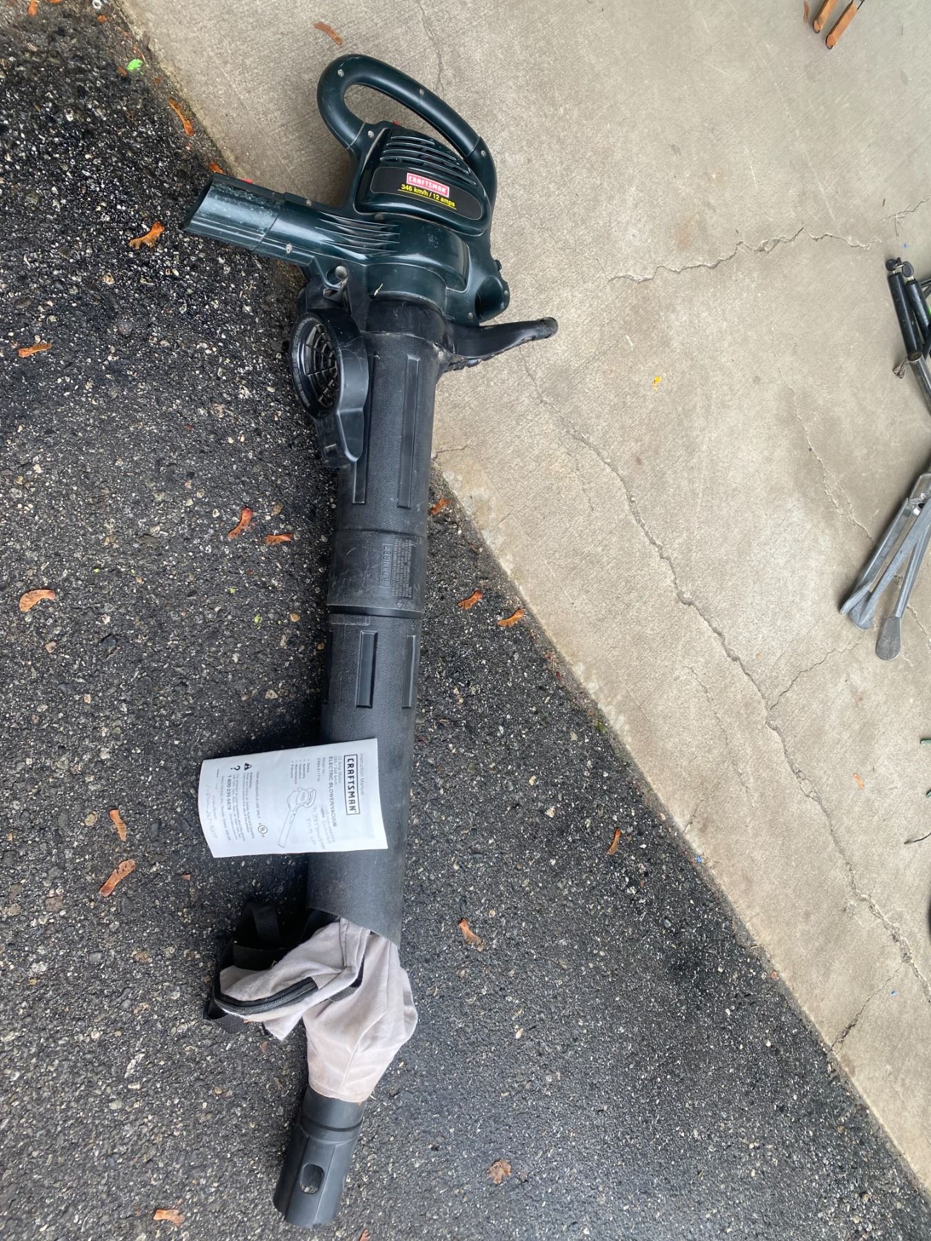 Craftsman blower/vacuum