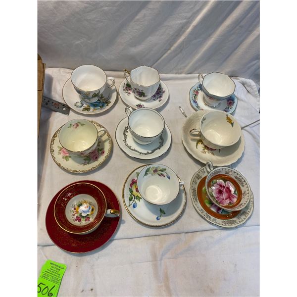 Tea cups and saucers