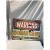 Image 1 : Woman cave tin sign