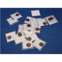 Lot of 22 Indian Head Pennies