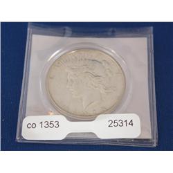 1925 Peace Dollar AU55