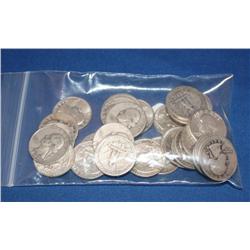 Bag of 22 Silver Quarters