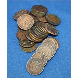 Lot of 37 Indian Head Cents