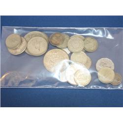 Lot of Foreign Silver Coins