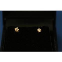 14k Diamond Earring Set .24ctw