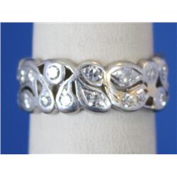 Platinum Ring W/Diamonds 5 gr