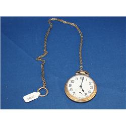 Vintage Elgin Pocket Watch W/FOB
