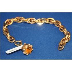 18K Gold Bracelet W/Charm 18.6gr