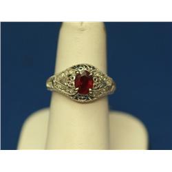 14k Diamond & Ruby Ring 1.52ctw 6.3 grams