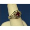 Image 3 : 14k Diamond & Ruby Ring 1.52ctw 6.3 grams