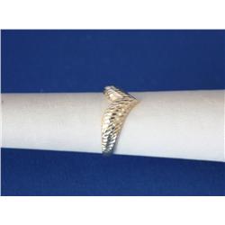 14k Gold Ring Free Form Style 2.8gr