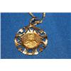 Image 2 : 18K Gold Pendant W/Chain